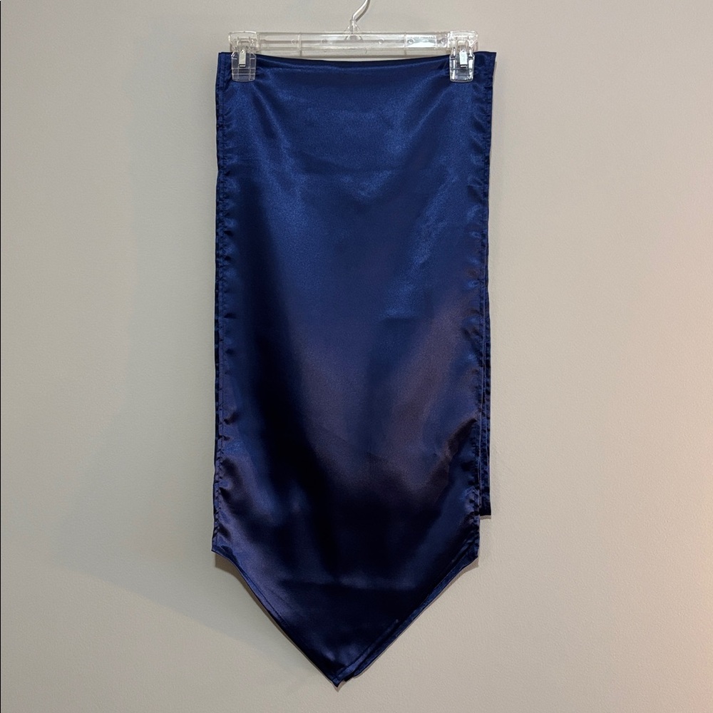 Lot of 12 Navy Satin Chair Sashes 108” Wedding Event Décor